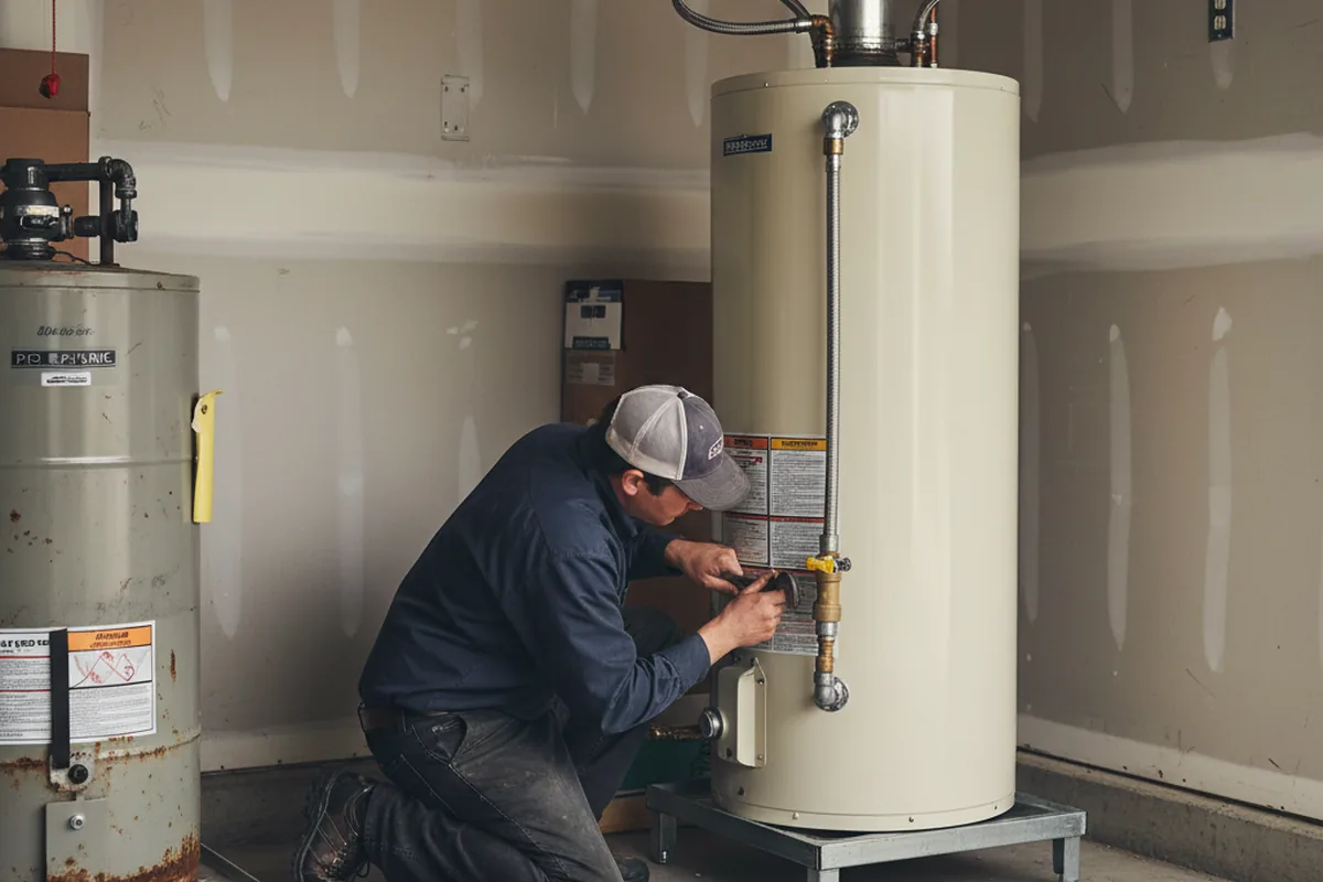 Water heater and shutoff valve replacement in Canon City